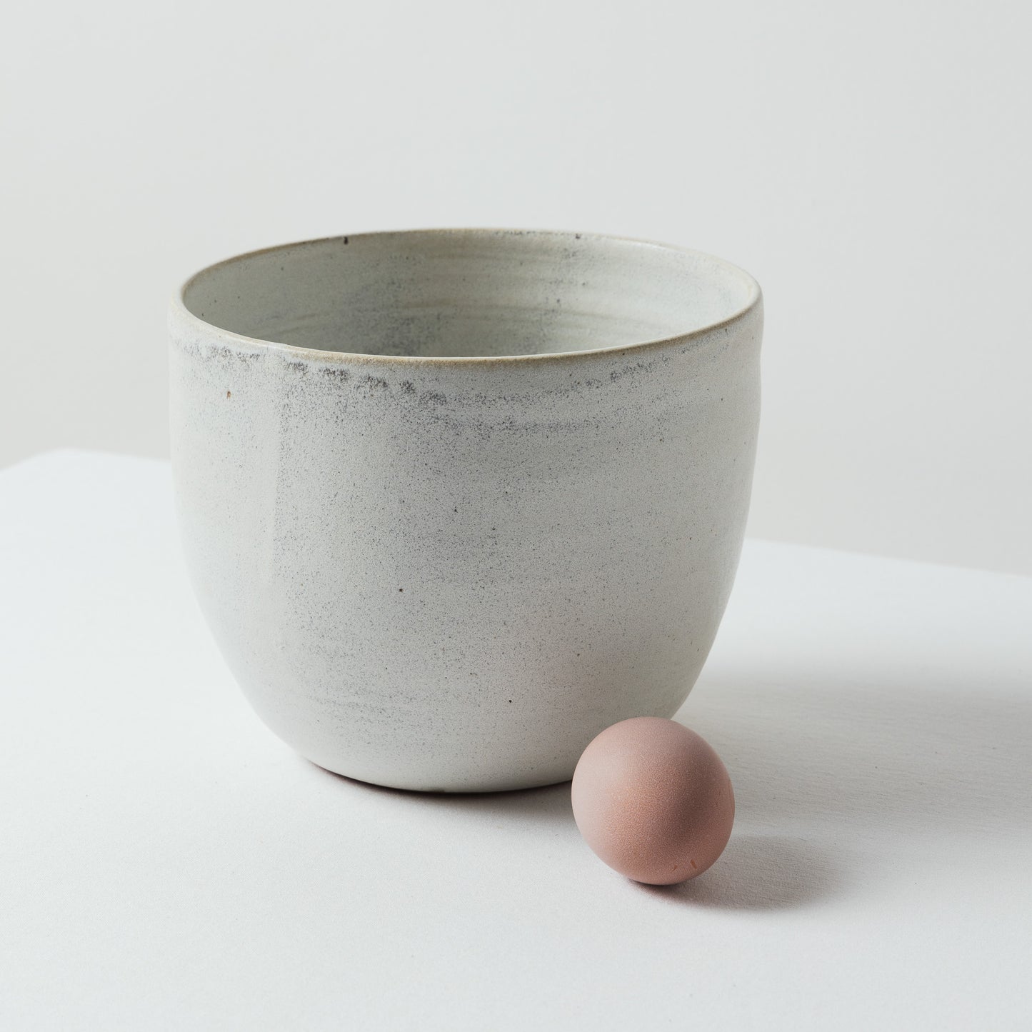 Bowl para Huevos Grande - Blanco Mate