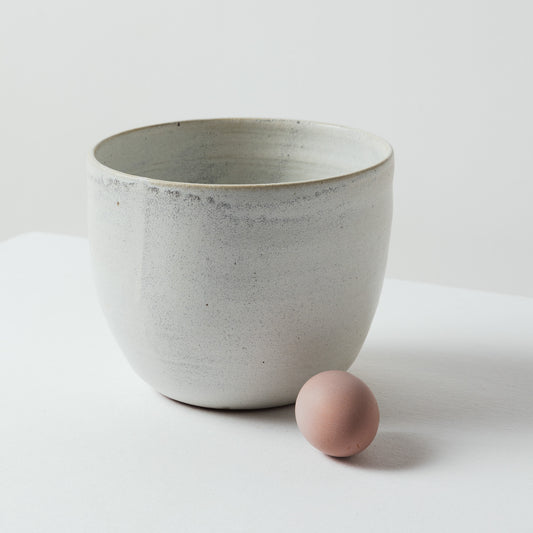 Bowl para Huevos Grande - Blanco Mate