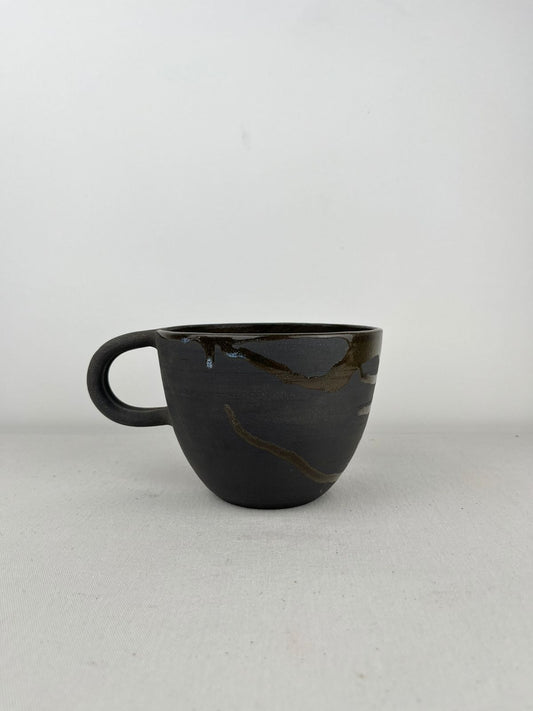 Taza Panzona Grande - Barro Negro