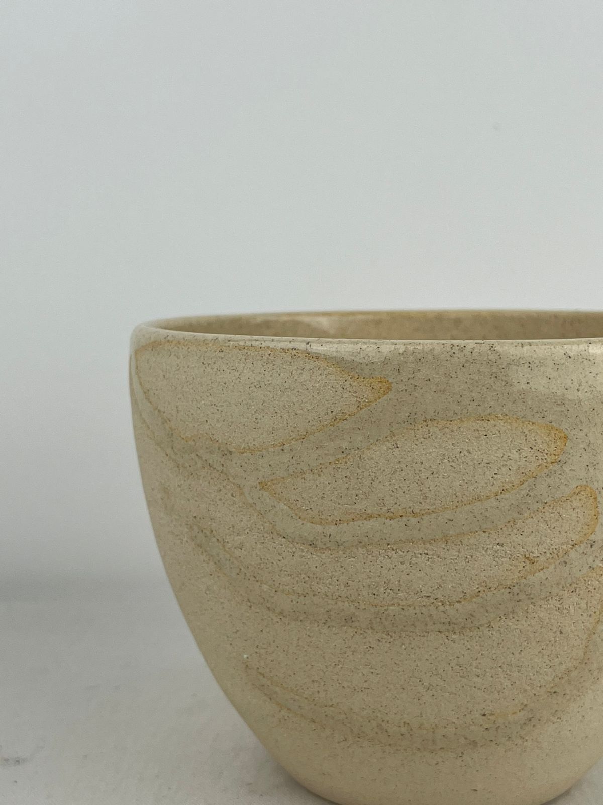 Taza Panzona Grande - Barro Crema