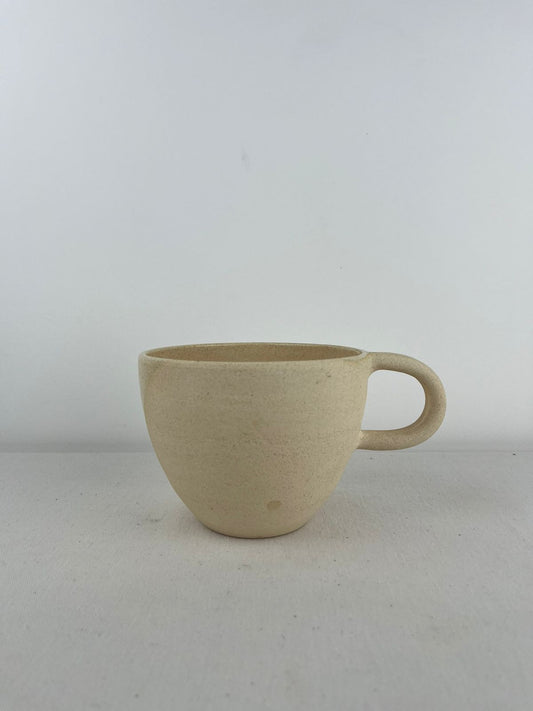 Taza Panzona Grande - Barro Crema