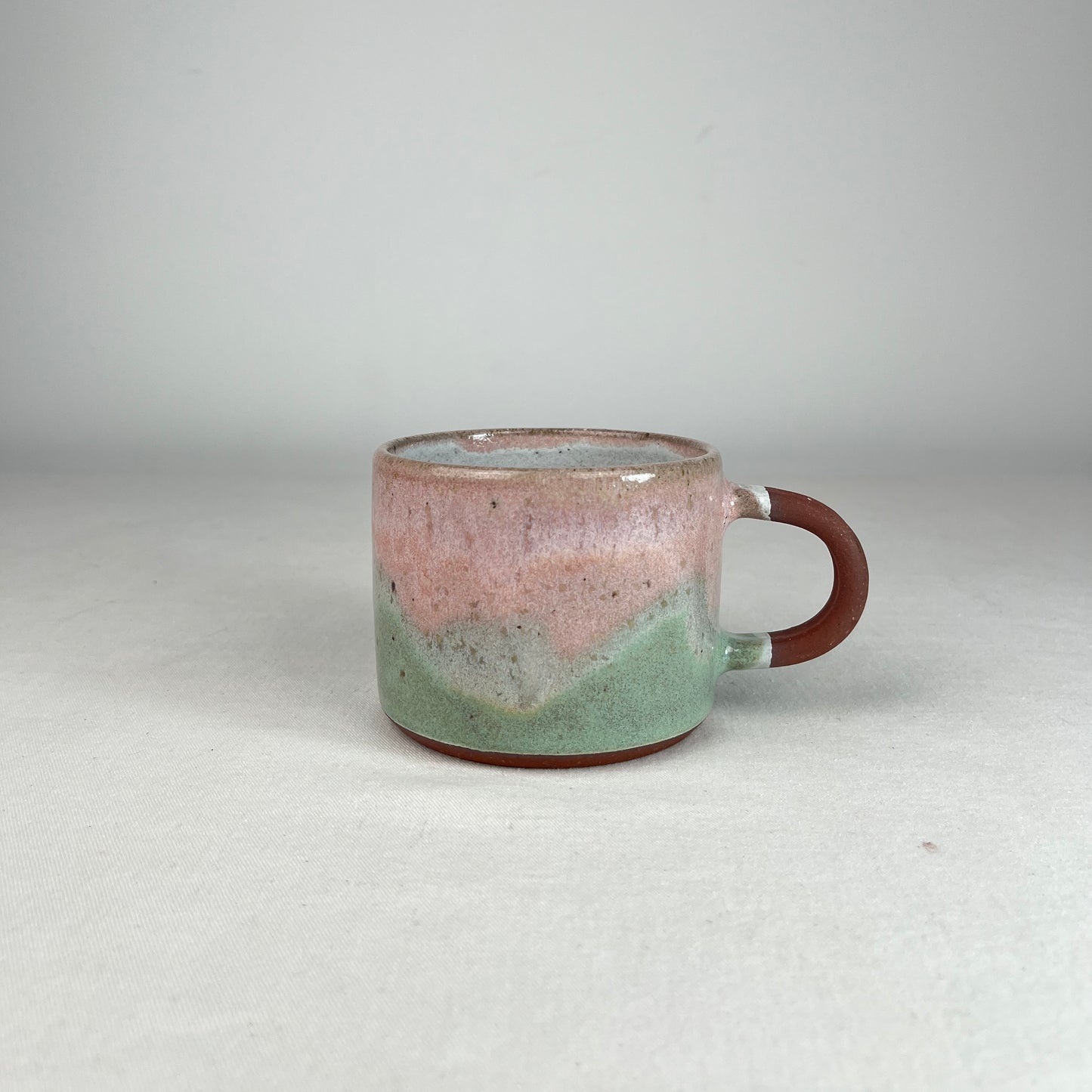 Taza Mediana -  Verde & Rosado