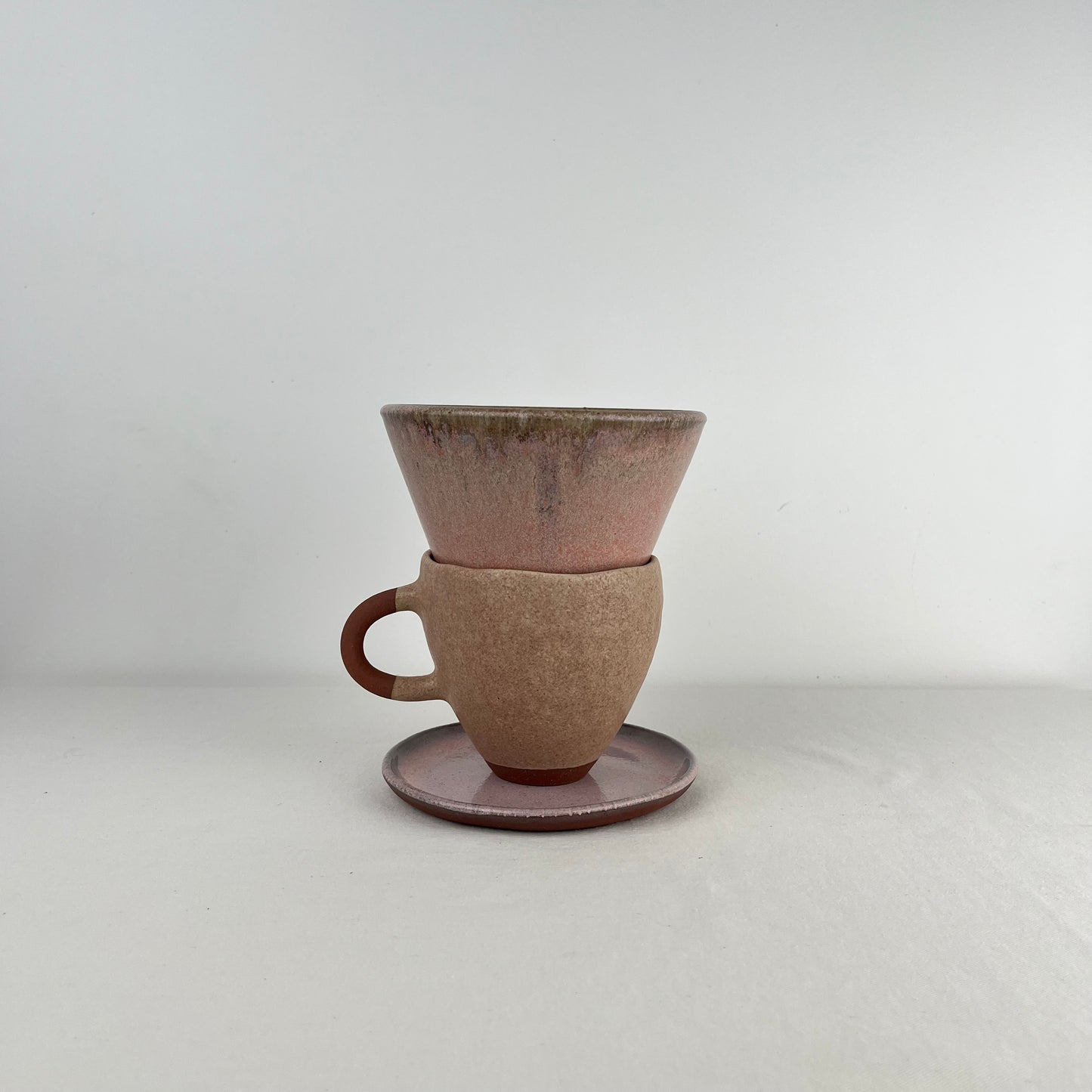 Taza Pellizcada + Plato + v60