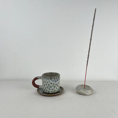 Taza Mini + Platito + Piedrita