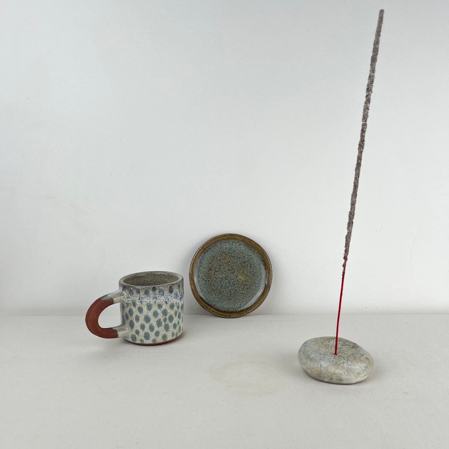 Taza Mini + Platito + Piedrita