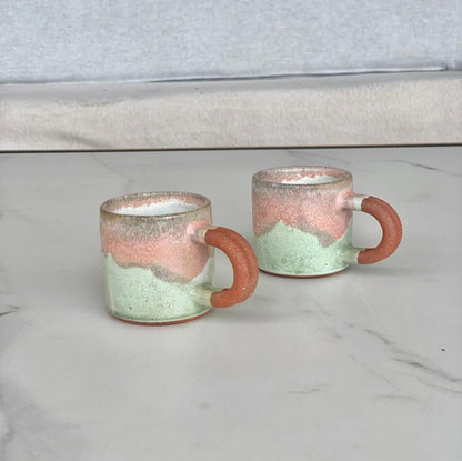 Taza Mini- Atardecer Boscoso
