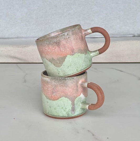 Taza Pequeña - Atardecer Boscoso