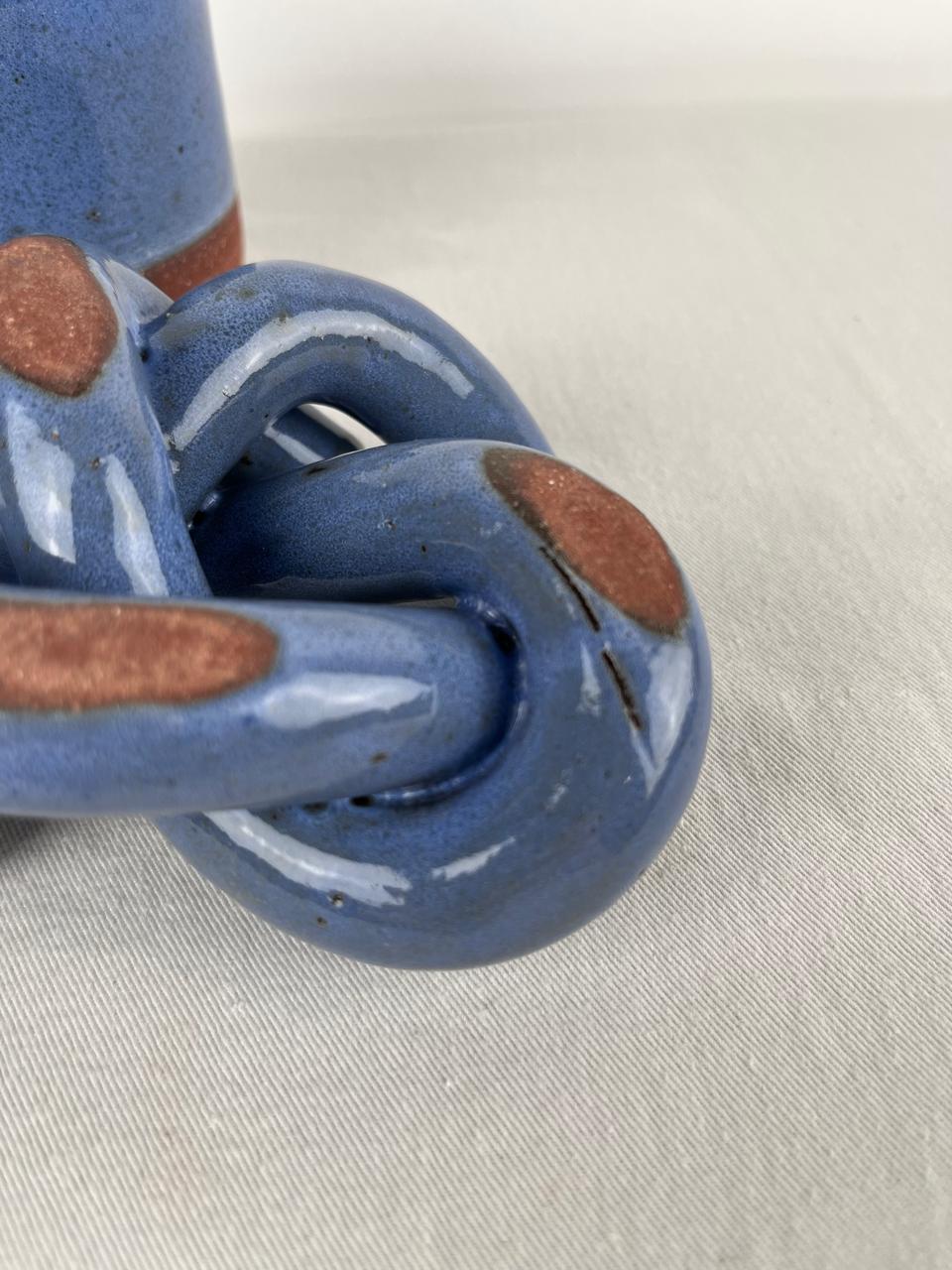 Set Vaso Corto + Nudo (imperfecto) - Azul