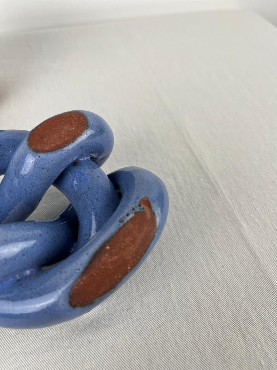 Set Vaso Corto + Nudo (imperfecto) - Azul