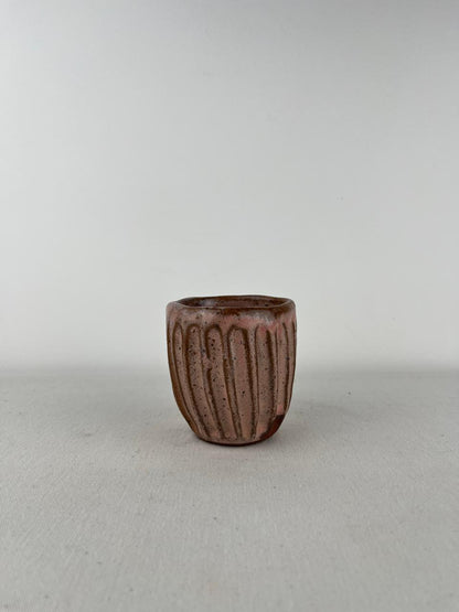 Vaso en Pellizcos - Rosado Atardecer