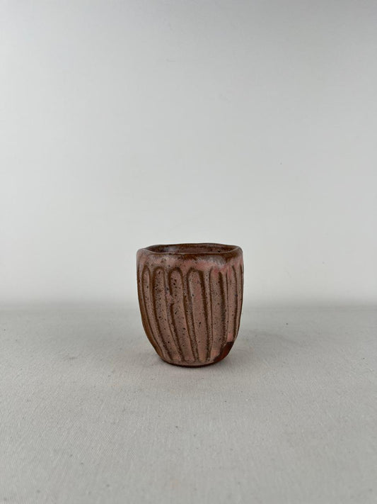 Vaso en Pellizcos - Rosado Atardecer